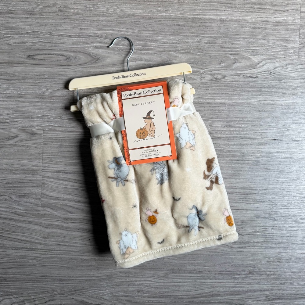 Winnie the Pooh Halloween Baby Blanket